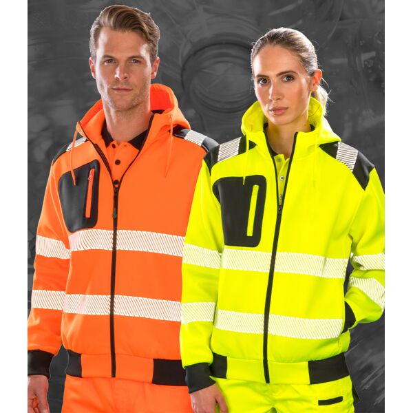 Result Genuine Recycled Safety Zip Hoodie Thumbnail