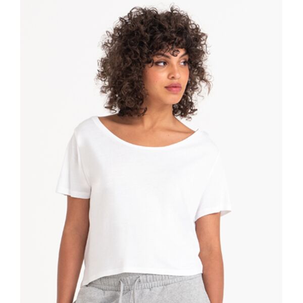 Ecologie Ladies Daintree EcoViscose Cropped T-Shirt Thumbnail