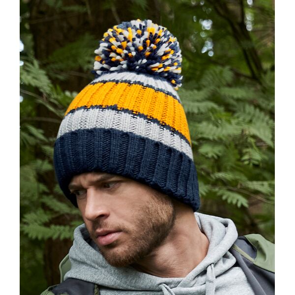 Beechfield Hygge Striped Beanie Thumbnail