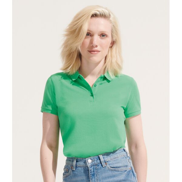 SOL'S Ladies Planet Organic Piqué Polo Shirt Thumbnail
