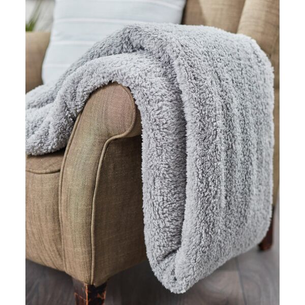 The Ribbon teddy bear fabric throw Thumbnail