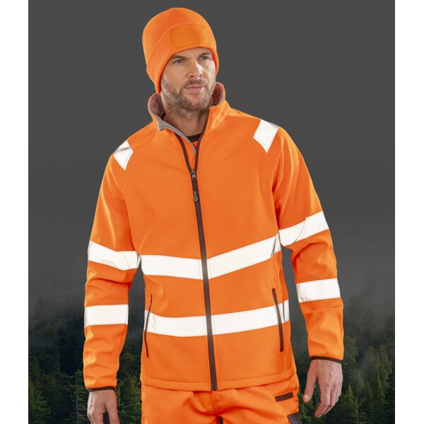 Result Genuine Recycled Printable Safety Soft Shell Jacket Thumbnail