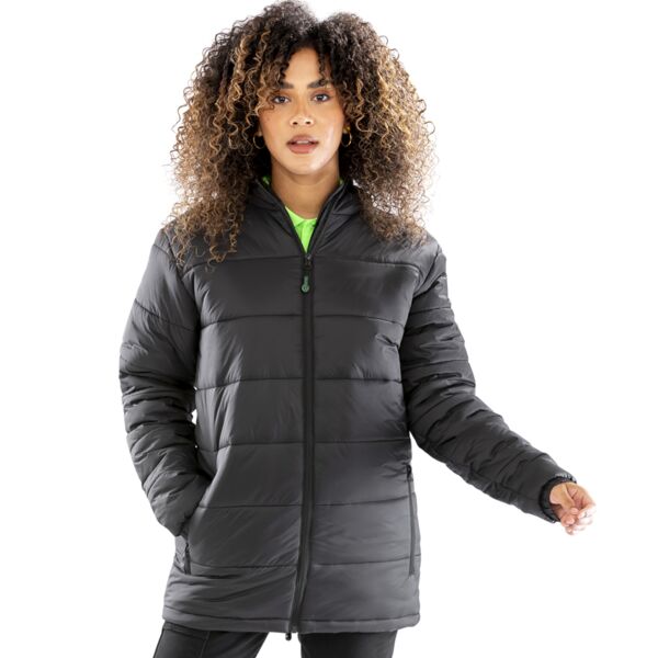 Result Genuine Recycled Hooded Padded Parka Jacket Thumbnail