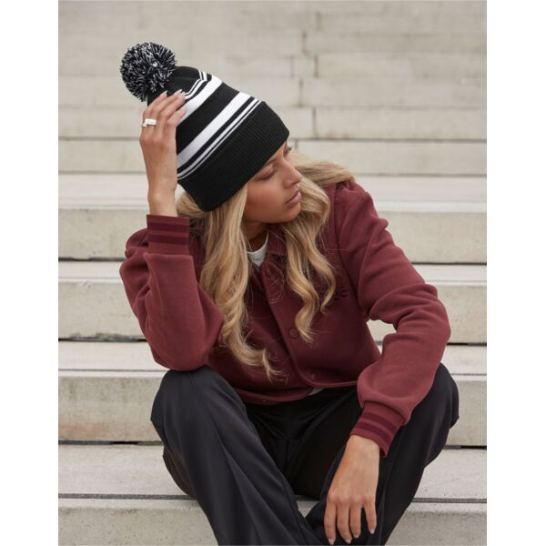 Striped Fan Beanie Thumbnail