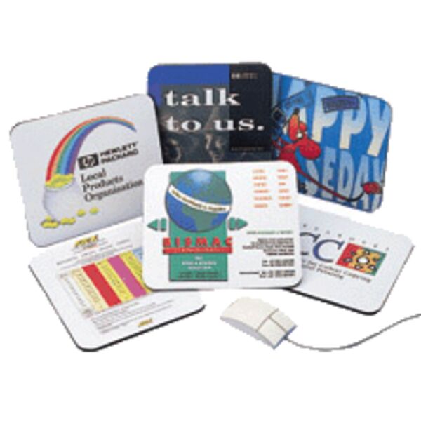 Mousemat White Rubber Base 250x190x6mm Thumbnail