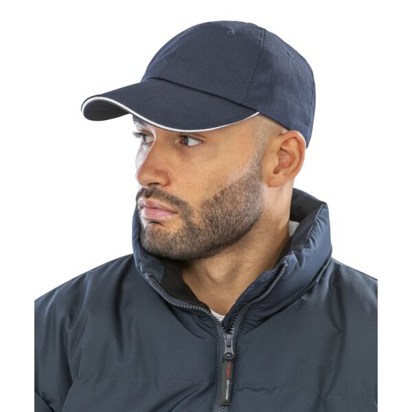 Herringbone cap with sandwich peak Thumbnail