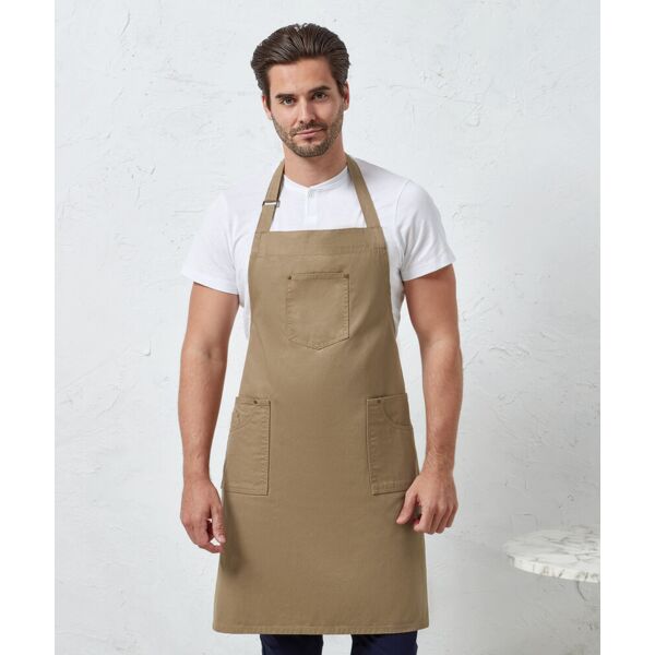 Chino cotton bib apron Thumbnail