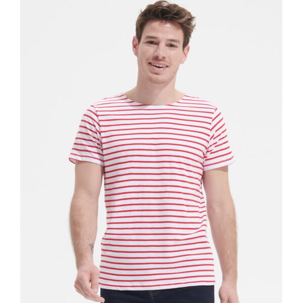 SOL'S Miles Striped T-Shirt Thumbnail