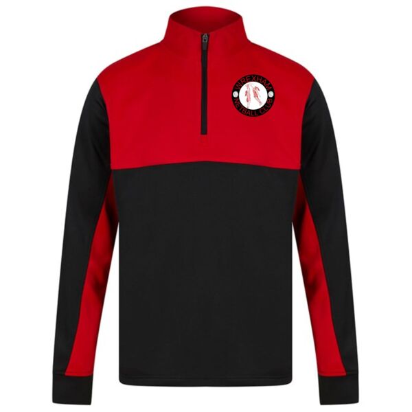 WXM NETBALL CLUB 1/4 Zip top JNR (LV875) Thumbnail