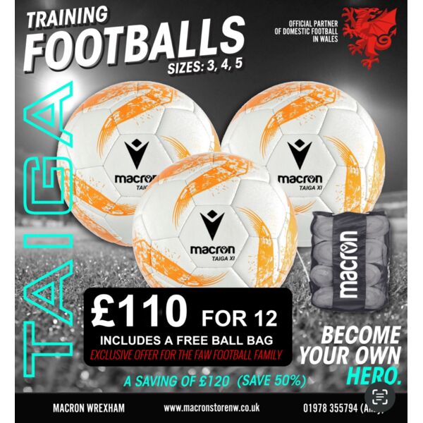 Taiga Training Ball Bundle X 12 (Affiliate Club Deal) Thumbnail