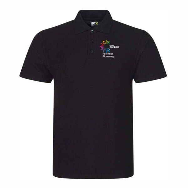 Coleg Cambria Forensics Cotton Polo Thumbnail