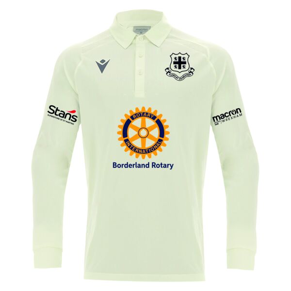 Oswestry Cricket Club Hutton Shirt Long Sleeve (Borderlands Rotary/ Stans) SNR Thumbnail